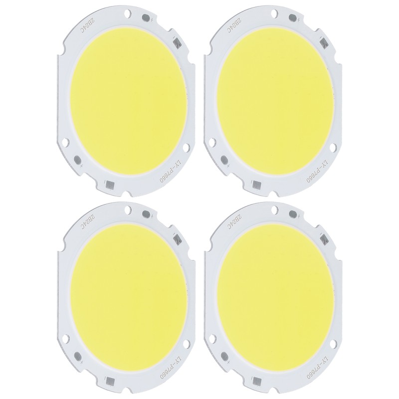 4PCS 75mm Round COB Lamp Bead High Power LED Chip