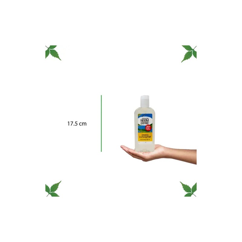 Shampoo Natural Limpieza Profunda Romero Manzananilla Neem