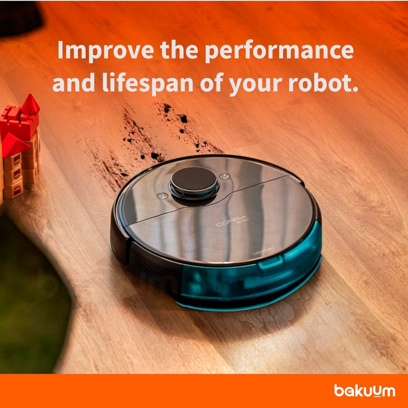 BAKUUM Cecotec Conga 8090 Ultra 9090 Brushes (Pack of 4)