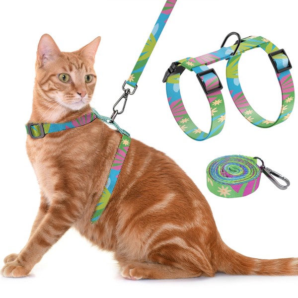 Seyezo Cat Harness and Leash Set, Adjustable Kitten Harness Escape
