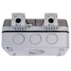 Grafner Outdoor Socket IP66, Waterproof, Dustproof, 2-Way, with Hinged Lid