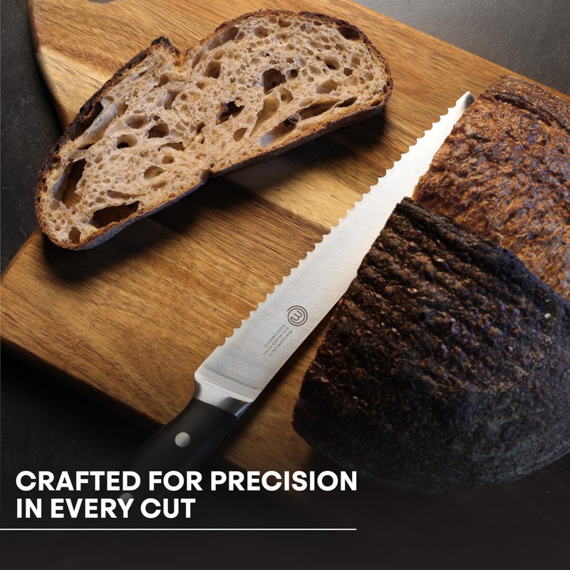 MasterChef Bread Knife 8" with High Carbon Stainless Steel Blade