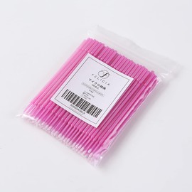 FELICIA Micro Cotton Swabs, 100 Pieces, Micro Brush, Micro Stick, Eyelash Applicator, Eyelash Serum, Brush, Matsuek Eyelash Serum, Applying Eyelash