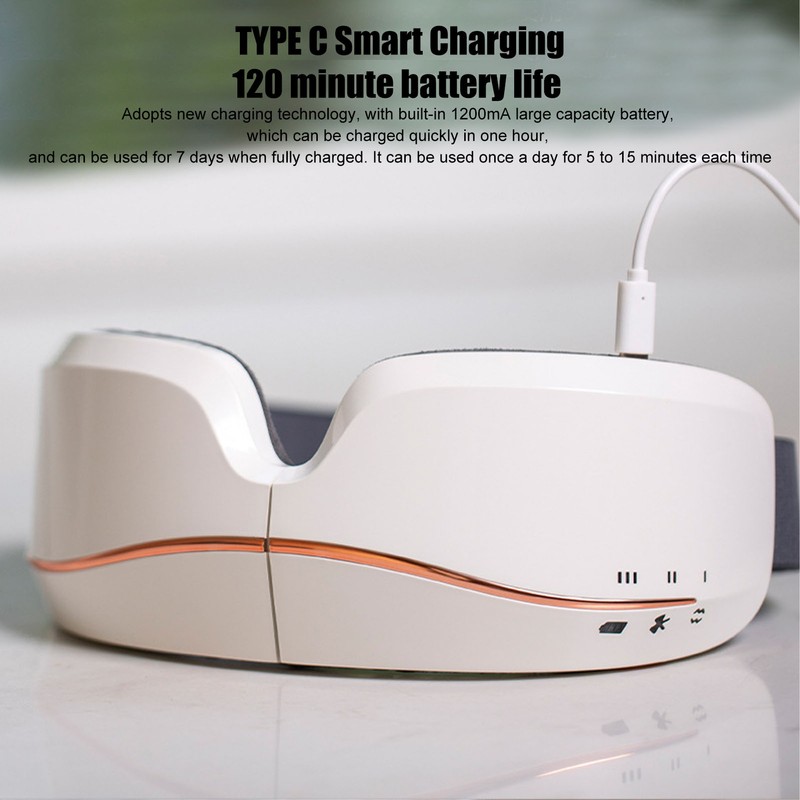 Eye Massager Smart Bluetooth Heating Vibration USB Charging Eye Massage