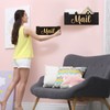 Mail Organizer Mail Holder Countertop, Rustic Wooden Mail Basket Mail