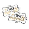 Decorative Car Magnet for Just Married - 2 Pieces, Flexible