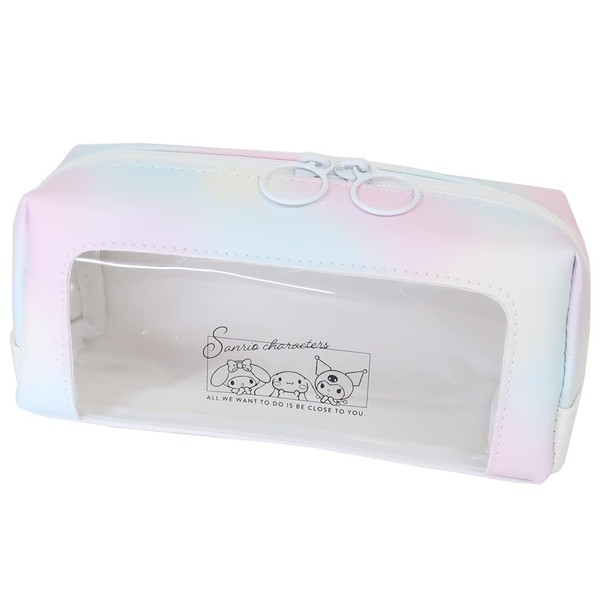 Sanrio Characters [Pen Pouch] PVC Window Opening Box Pen Case