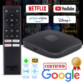 XGODY Google Certified TV Box 128GB Quad Core DOLBY Digital 4K HD Media Player 5G WIFI - TV BOX Google Genuine