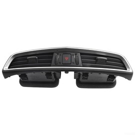 Center Dash A/C Air Vent Outlet Panel A/C Outlet Air Vent Panel For Nissan Sport 2017-2020, Car Automotive Replacement Dashboard Duct Outlet Vent Grille Panel Assembly ABS Black