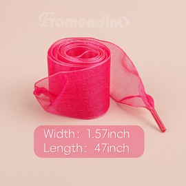 Framendino, Shoe Laces Fashion Ribbon Shoelaces Soft Silk Satin Shoestrings Snow Yarn Shoelace for Women Girls Lady Sneaker, Style C