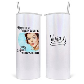 Hey There Train Wreck. This Ain't Your Station - Funny, Retro Housewife Mugs