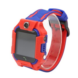 Kids Smart Watch for Boys and Girls, Real Time LBS Location, Two-Way Voice Calls, Phone Calls, SOS, IP67, Waterproof Color Touch Screen, Phone Calls, (Red)