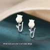 Lily of the Valley Earrings Solid 925 Sterling Silver Flower