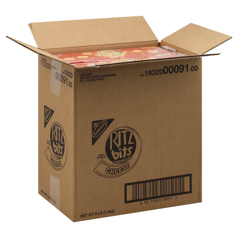 Ritz Bits Cheese Cracker, 1 Ounce (Pack of 12)