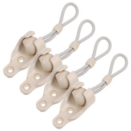 COHEALI 4 Set Spring Cord Lock for Roller Blinds Windproof Fixation Base Stoppers for Outdoor Use with Down Shades and Various Window Shade Systems