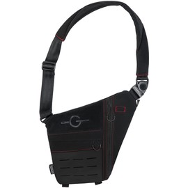 TACTICAL GEEK Cache L1 Shoulder Bag Lightweight Chest Backpack Shoulder Bag Anti-Theft Waterproof Shoulder Bag with Multiple Compartments for Men Women Shoulder Bag with Molle System Velcro Area,