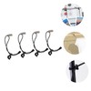 KICHOUSE 4pcs Backdrop Clips for Photography Non- Clothes Pegs for