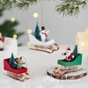 Christmas Iron Sled Decoration - Holiday Tree Decor Item lf1299 One Size / No.1 3ea
