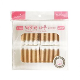 400 Hygienic Cotton Swabs for Makeup Touch-ups, Beauty, and Home Use Hospital 3ea