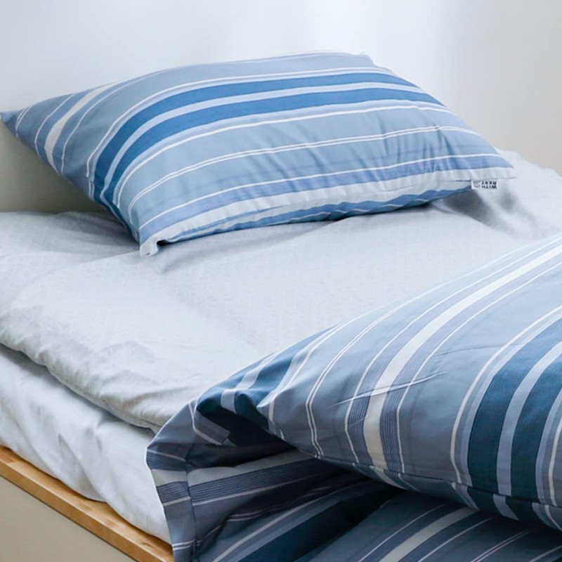 Showa Nishikawa 2240177133318 REUNUS Semi-Double Size Duvet Cover, Navy, 66.9