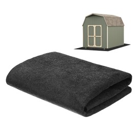 M METERXITY Outdoor Storage Shed Mat, 4x5 FT Waterproof Small Shed Flooring Mat for Patio Furniture Floor Protecting from Wear/Liquid/Dust/Oil, Non-Slip Carport Pad [Grey]