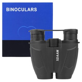 XDAAM Compact Night Vision Binoculars - 12x25 for Adults & Kids, Easy Focus Bird Watching, Traveling, Wildlife Football Games, Cruise Or Other Outside Activity Transparent