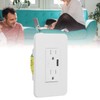 15A WiFi Smart Wall Socket Partition Control USB Interface Remote