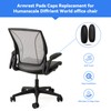 SINOLUXE Arm Pads Caps Replacement for Humanscale Diffrient World Office