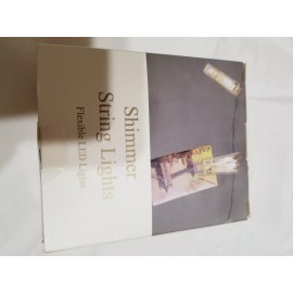 Manor Lane Clear Clip Flexible LED Shimmer String Lights. 20 Lights Length 10ft.