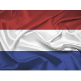 Holland Flag 90 x 150 cm Large Flag with Pole Buckle and Cords for Holding Lightweight Flag for Sports Football Events Building (Holland)