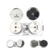 KASHBSAB 2pcs 180 Degree Heavy Duty Cabinet Hinge Frameless Shower
