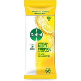 Dettol Antibacterial Multipurpose Cleaning Wipes Citrus 105s