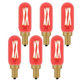Beonllay Red LED Candelabra Bulb E12 Colored Light Bulbs, 4W 40 Watt Equivalent Dimmable E12 LED Bulb Red Candelabra Light Bulbs, 6 Pack