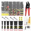 808Pcs 50 Sets Waterproof Automotive Electrical Wire Connectors with Ratcheting