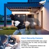 Indoor Outdoor Security Camera HD 1080P 2MP IP66 Waterproof Infrared