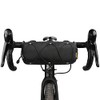 Rhinowalk Bike Handlebar Bag, Bicycle Front Bag Fram Storage Roll Bag Mountain Road Bikes Commuter Shoulder Bag Professional Cycling Accessories-Full Black