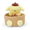 Sanrio 886637 Rope Basket with Mascot, M, Pompompurin, Storage