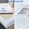Sufdari Waterproof Mattress Protector King,150x200cm Mattress Cover for Bed,30cm Deep