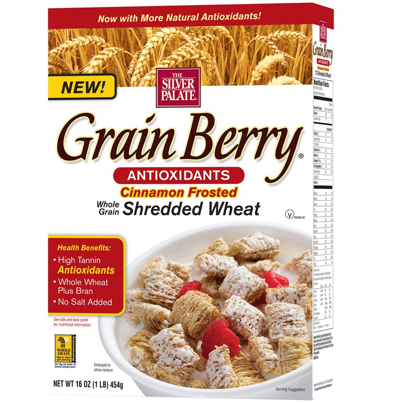 Grain Berry Cinnamon Frosted Shredded, 16 Ounce