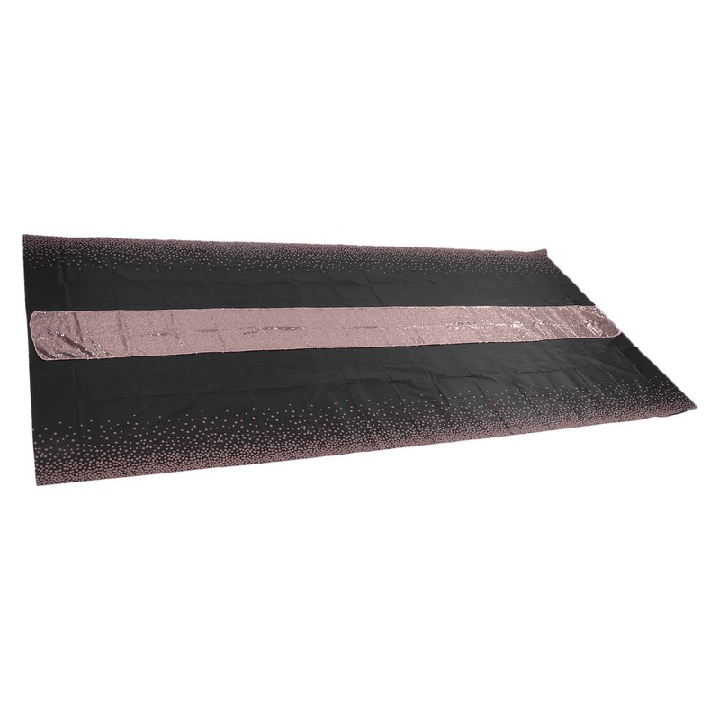 Rose Gold Dot Party Tablecloth Waterproof Polka Dot Design Rectangular