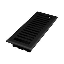 Imperial RG3438 Montezuma Decorative Floor Register, 3 x 10-Inch, Black Iron