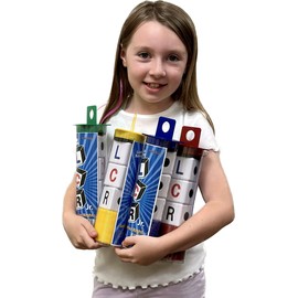 LCR® Left Center Right™ Dice Game - Junior Size (Red)