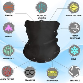 Hunting Camo Neck Gaiter, Multipurpose Hunting Face Mask, Camouflage Balaclava, Cool Scarf Sleeve Bandana, Duck, Deer, Turkey Camo Hunting Gear, Ski Neck Warmer Tactical Neck Gator Hiking/Fishing Buff