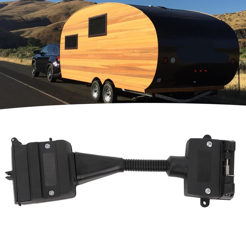 Trailer Plug Adapter 7pin to 12pin Stable Connection Plug and