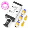TAILONZ PNEUMATIC 4R210-08 1/4" PT 5-Way 2-Way Air Handle Operation