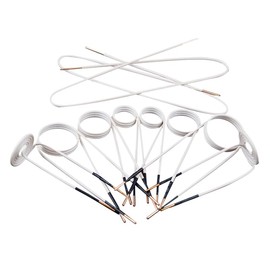 10pcs Induction Heater Coil Kit Accessories for Magnetic Induction Heater, 8 Coils & 2 Free Forming Induction Heater Wires, Heat Induction Heater Tool for Removing Rusty Bolts Nuts