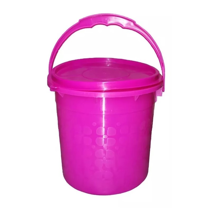 Boris 10 Cubetas Con Tapa De Platico 3 Litros Bote