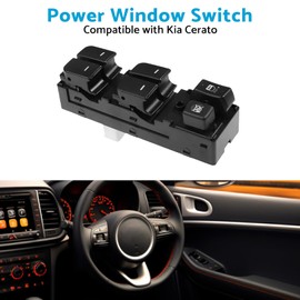 MAX COOL Electric Power Window Control Switch Suitable for Kia Cerato RHD Replaces 93570-1M600WK