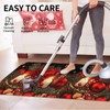 YOOMODERN Christmas Kitchen Rugs Set of 2 (17x30+17x47) 2 Piece