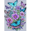 Baipisan Cross Stitch Kits for Adults - Butterfly Stamped Crossstitching